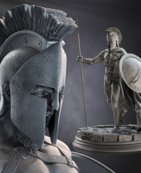 ЛЕОНИДАС ( 300 спартанцев) - модель для 3D-печати
